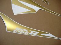 Suzuki Hayabusa GSX-1300R 2010-2011 - Gold - Custom-Decalset