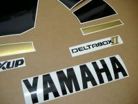 Yamaha YZF-R1 2000-2001 - Schwarz/Gold - Custom-Dekorset