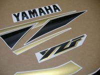 Yamaha YZF-R1 2000-2001 - Schwarz/Gold - Custom-Dekorset