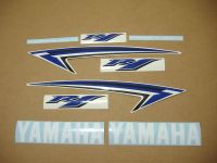 Yamaha YZF-R1 2009-2012 - Blue - Custom-Decalset