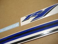 Yamaha YZF-R1 2009-2012 - Blue - Custom-Decalset