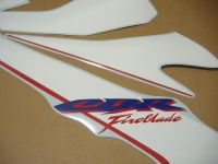 Honda CBR 1000RR 2006-2007 - White - Custom-Decalset