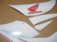 Honda CBR 1000RR 2006-2007 - White - Custom-Decalset