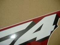 Honda CBR 600 F4i - Burgundy/Pearl-Silver - Custom-Decalset