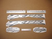 Kawasaki ZX-12R 2005 - Silver - Custom-Decalset