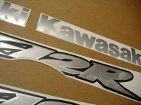 Kawasaki ZX-12R 2005 - Silber - Custom-Dekorset