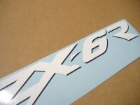 Kawasaki ZX-6R - White/Blue - Custom-Decalset