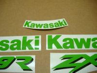 Kawasaki ZX-9R - Green - Custom-Decalset