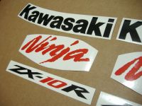 Kawasaki ZX-10R 2008 - Red - Custom-Decalset