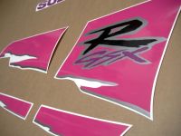 Suzuki GSX-R 750 1994 - Silver/Pink Version - Decalset