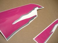 Suzuki GSX-R 750 1994 - Silver/Pink Version - Decalset