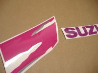 Suzuki GSX-R 750 1994 - Silver/Pink Version - Decalset