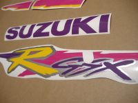 Suzuki GSX-R 750 1994 - Schwarz/Violett Version - Dekorset