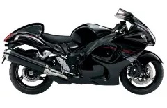 Suzuki Hayabusa 2012 - Schwarze Version - Dekorset