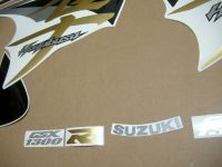 Suzuki Hayabusa 2014 - Schwarze Version - Dekorset