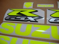 Suzuki GSX-R 600 Universal - Neon-Gelb - Custom-Dekorset