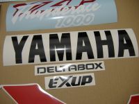 Yamaha YZF-1000R 1996 - Weiß/Rote Version - Dekorset