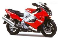 Yamaha YZF-1000R 1997 - Rot/Schwarze Version - Dekorset