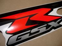 Suzuki GSX-R 750 2004-2005 - Rot/Schwarz - Custom-Dekorset
