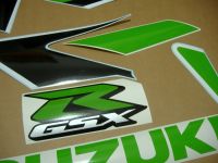 Suzuki GSX-R 1000 2005-2006 - Lime-Green - Custom-Decalset