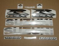 Suzuki GSX-R 1000 Universal - Chrome - Custom-Decalset