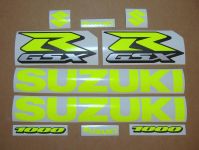 Suzuki GSX-R 1000 Universal - Neon-Gelb - Custom-Dekorset