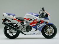 Honda CBR 900RR 1992 - Weiß/Rot/Lila Version - Dekorset