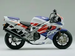 Honda CBR 900RR 1992 - Weiß/Rot/Lila Version - Dekorset