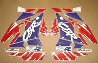 Honda CBR 900RR 1992 - White/Red/Purple Version - Decalset