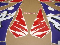 Honda CBR 900RR 1992 - White/Red/Purple Version - Decalset
