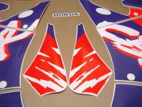 Honda CBR 900RR 1993 - White/Purple/Red Version - Decalset