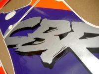 Honda CBR 900RR 1993 - Black/Orange/Purple Version - Decalset