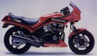 Honda CBX 750F 1984 - Rote Version - Dekorset