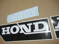 Honda CBX 750F 1984 - Red Version - Decalset