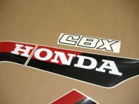 Honda CBX 750F 1985 - Silver Version - Decalset