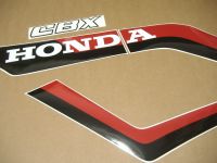 Honda CBX 750F 1985 - Silver Version - Decalset