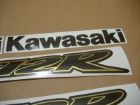 Kawasaki ZX-12R - Gold/Kohlegrau - Custom-Dekorset