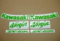 Kawasaki ZX-10R 2008 - Green - Custom-Decalset