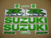 Suzuki GSX-R 600 Universal - Lime-Green - Custom-Decalset