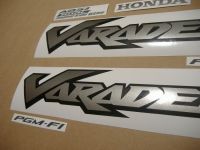 Honda XL 1000V Varadero 2006 - Silver Version - Decalset