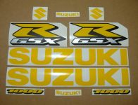 Suzuki GSX-R 1000 Universal - Gelb - Custom-Dekorset