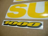 Suzuki GSX-R 1000 Universal - Yellow - Custom-Decalset