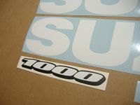 Suzuki GSX-R 1000 Universal - White - Custom-Decalset