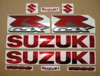 Suzuki GSX-R 1000 Universal - Chrome Rot - Custom-Dekorset