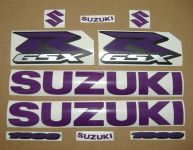 Suzuki GSX-R 1000 Universal - Lila - Custom-Dekorset