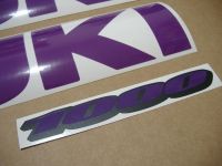 Suzuki GSX-R 1000 Universal - Purple - Custom-Decalset