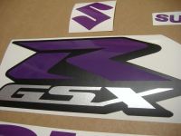 Suzuki GSX-R 1000 Universal - Purple - Custom-Decalset