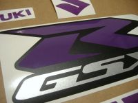 Suzuki GSX-R 1000 Universal - Purple - Custom-Decalset