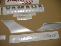 Yamaha YZF-1000R 1997 - Burgundy/Silver Version - Decalset