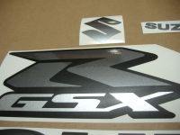 Suzuki GSX-R 1000 Universal - Graphitgrau - Custom-Dekorset